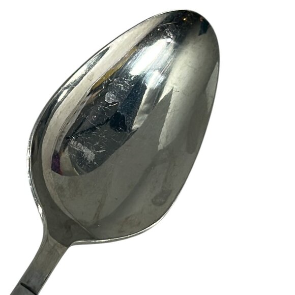 VTG International Stainless Spanish Rose Tablespoon Serving Spoon Flatware 8.25" - Picture 6 of 6